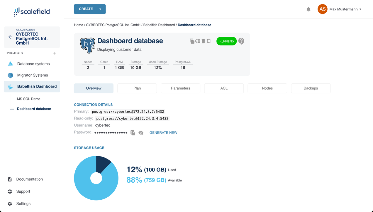 CYBERTEC SCALEFIELD: AT-A-GLANCE
